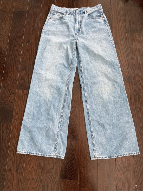Denim Forum Denim - Aritzia Denim Forum Light Blue Wide Leg Jeans